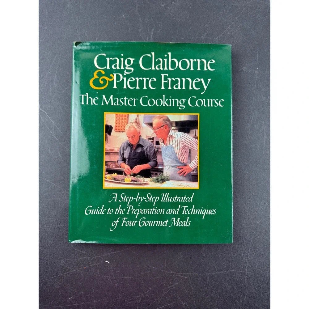 The Master Cooking Course Craig Claiborne Pierre Franey Hardcover 1982 Cookbook